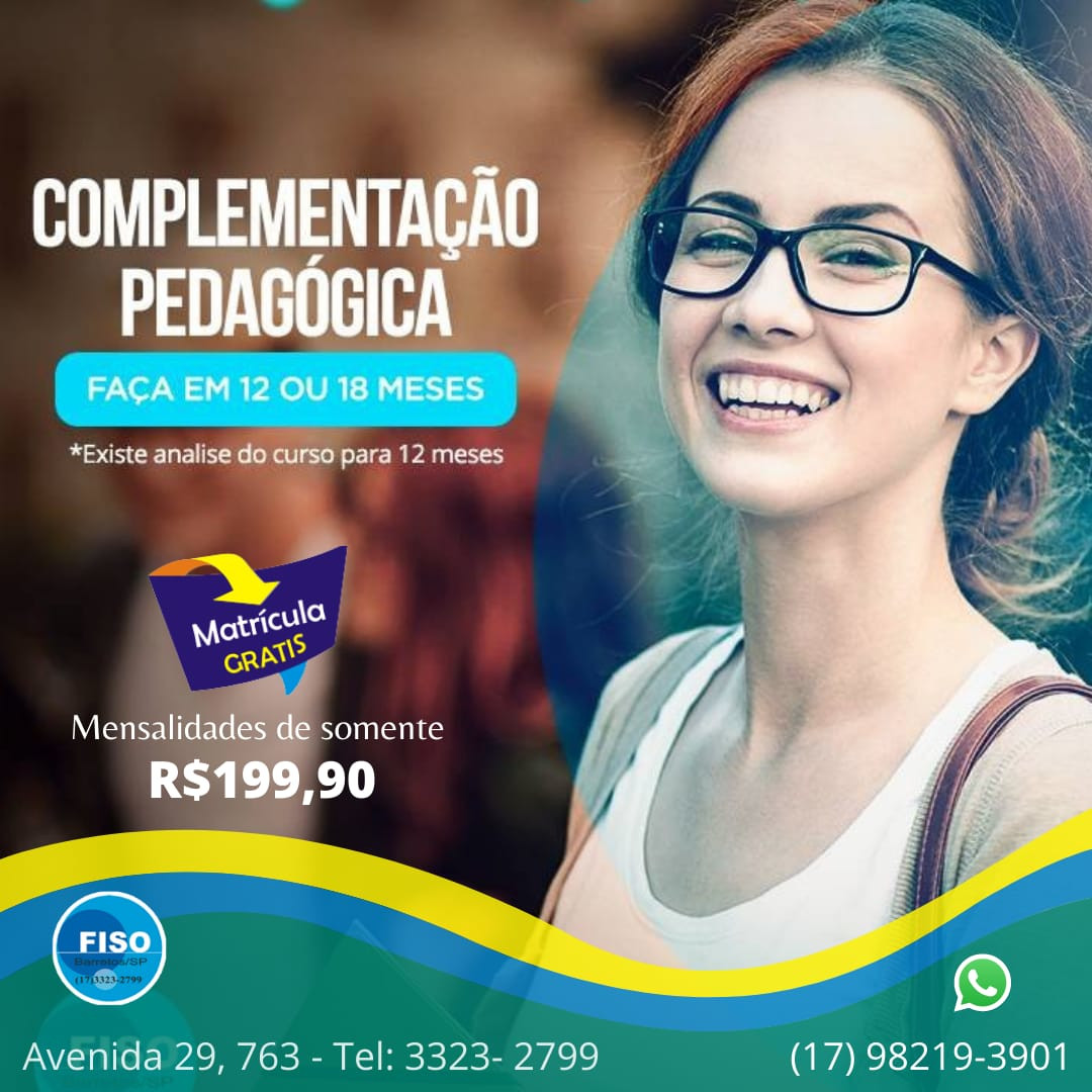 COMPLEMENTAÇÃO PEDAGÓGICA